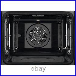 AEG 6000 Pyrolytic Electric Single Oven Black BPK556260B