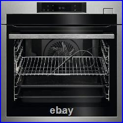 AEG 8000 SteamBoost Electric Built-in Single Oven Stainless Steel