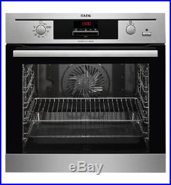 AEG BE500352DM SteamBake Built-In Multifunction Electric Single Oven