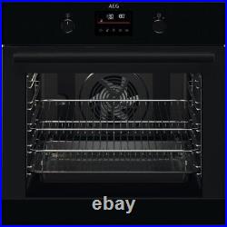 AEG BEB335061B Built-In Electric Single Oven Black