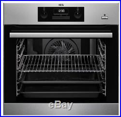AEG BEK351010M A Rated Built In Single Oven with Steam-Bake Function