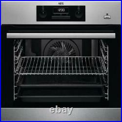 AEG BEK351010M Single Oven Electric Built in Stainless Steel BLEMISHED