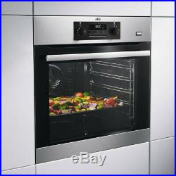 AEG BES351010M Integrated Built In SteamBake Single Oven, RRP £399