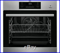 AEG BES352010M SteamBake Built In Single Electric Oven Stainless Steel