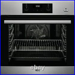 AEG BES355010M Built In Single Oven with added Steam Function RRP £449.00