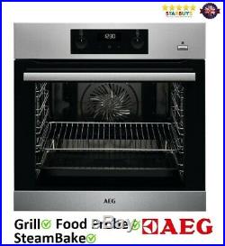 AEG BES356010M Built-in/Integrated Electric Single Fan Oven Stainless Steel