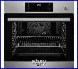 AEG BES356010M SteamBake Built In Multifunction Single Oven A117209