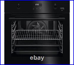 AEG BPE556220B SteamBake Single Built In Oven with Pyrolytic Cleaning Black C0