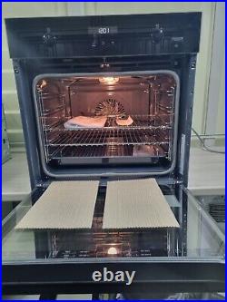 AEG BPE556220B SteamBake Single Built In Oven with Pyrolytic Cleaning Black C0