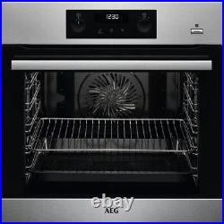 AEG BPK35502HM Single Oven Electric Built In Stainless Steel REFURBISHED