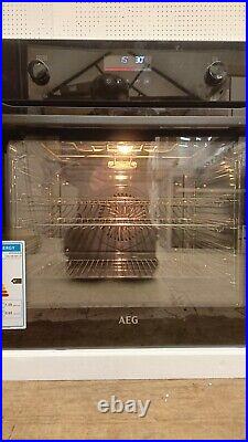 AEG BPK556260B Built In Electric Multifunction Single Oven Black A+ Rated