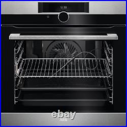 AEG BPK842720M Single Oven Electric Built In Stainless Steel Pyrolytic A117515