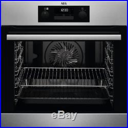 AEG BPS25102LM Built In Electric Single Oven Steam Stainless Steel HA1843
