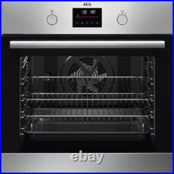 AEG BPS355061M Built-In Electric Single Oven Stainless Steel