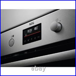 AEG BPS355061M Built-In Electric Single Oven Stainless Steel