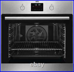 AEG BPS355061M Built In Electric Single Oven Stainless Steel RRP £489.00