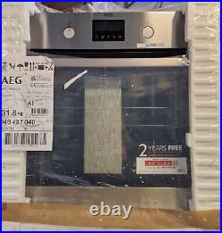 AEG BPS355061M Built In Electric Single Oven Stainless Steel RRP £489.00