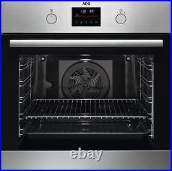 AEG BPS355061M Single Oven Built in Electric in Stainless Steel GRADE B