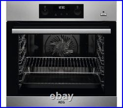 AEG BPS356020M Single Oven Electric Built in Stainless Steel BLEMISHED
