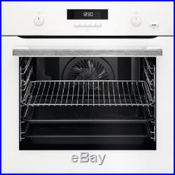 AEG BPS551020W 60cm Electric Built-in Pyrolytic Single Oven White