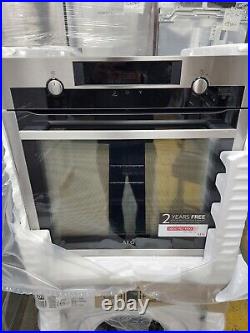 AEG BPS555020M Built in Single Steam Oven Stainless Steel Pyrolytic #8322