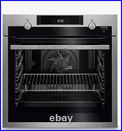 AEG BPS555020M Built in Single Steam Oven Stainless Steel Pyrolytic #8322