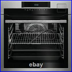 AEG BSE792320M Single Oven SenseCook Electric Steam Built In Stainless Steel BLE