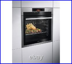 AEG BSE882320M Single Oven Built In Electric SteamBoost Stainless Steel BLEMISHE