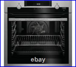 AEG Built in Single Electric Steam Oven A+ Stainless Steel & Black BPS555020M