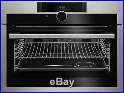 AEG KPE842220M Built In Compact Pyrolytic Electric Single Oven FA8854