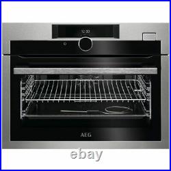 AEG KSE882220M Built In Compact Electric Single Oven Steam Function FA9640