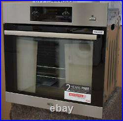 AEG SteamBake BES355010M Single Built-In Electric Steam Oven A Energy #9390905