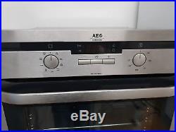 Aeg built in single Electric oven Stainless steel colour