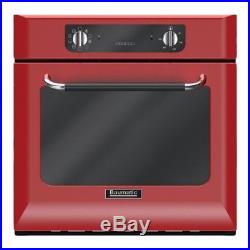 BAUMATIC BOR600RD Retro Style Built In Single Electric Oven RED Not SMEG Stoves