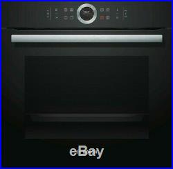 BOSCH SERIE 8 HBG634BB1B Built-in Integrated Single Oven, Black, RRP £599