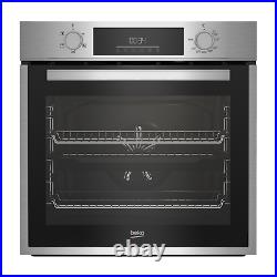 Beko 72L Electric Built-in Single Oven with Steam Cleaning Stainless Steel