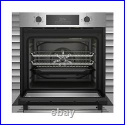 Beko AeroPerfect Fan Electric Single Oven with Steam Cleaning Stainless Steel