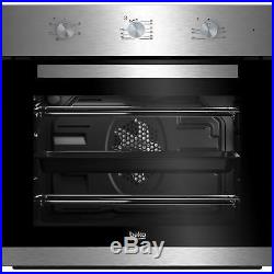 Beko BIF22100X A Rated Built-in Electric Grill Single Oven in Stainless Steel