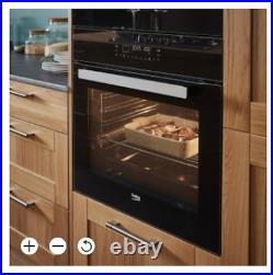 Beko BQM24400BPS Black Built-in Electric Single Pyrolytic Oven, New In Packing