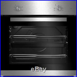 Beko BXIC21000X Built-in A Rated Static Single Electric Oven in Stainless Steel