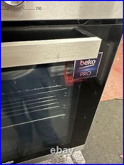 Beko Pro BXIE32300XC Built In Electric Single Oven, Stainless Steel C31
