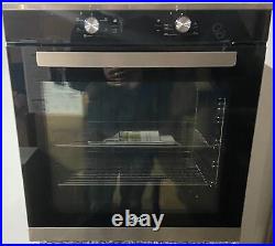 Beko Select BXIF35300X Built In Electric Single Oven, Black/Stainless Steel C458