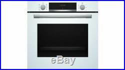 Bosch Built In/Integrated Electric Single Oven Fan Grill HBS534BW0B White UK