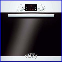 Bosch HBA13B120B Classixx White 3D Hot Air Electric Built-in/under Single Oven