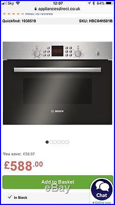 Bosch HBC84H501B Built-in Single Multifunction Electric Oven Stainless Steel