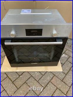 Bosch HBF113BR0B Built-in Single Oven. Stainless Steel/Black. New