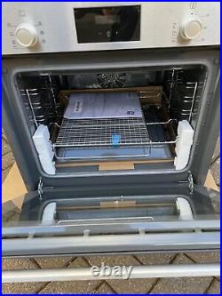 Bosch HBF113BR0B Built-in Single Oven. Stainless Steel/Black. New