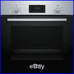 Bosch HBF113BR0B Serie 2 Built In 59cm A Electric Single Oven Stainless Steel