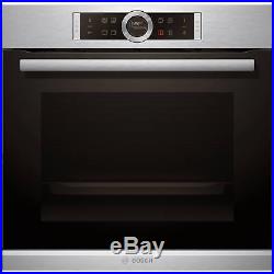 Bosch HBG634BS1B Serie 8 A+ Built in Single Programmable Oven in Brushed Steel