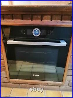 Bosch HBG6764B6B Built-In SMART Electric Single Oven with Pyrolytic. Exc Cond